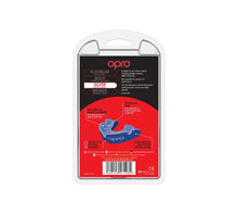 Load image into Gallery viewer, Opro silver mouthguard lt/blu
